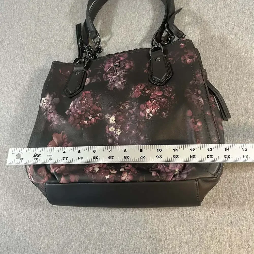 Simply Vera Vera Wang Floral Print Triple Entry Satchel Handbag